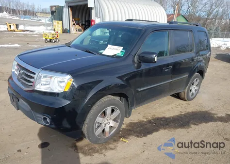 2013 Honda Pilot Touring from USA, damaged, VIN 5FNYF4H99DB018824